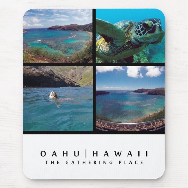 Tapis De Souris Hanauma Bay Hawaii - Oahu Island (Devant)