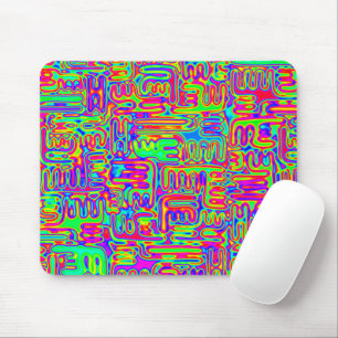 Tapis De Souris Hand and Digitally Painted Pattern art 42