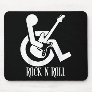 Tapis De Souris Handicap Rocher Et Rouleau Parking Drôle Guit Acou