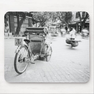 Tapis De Souris Hanoi Viêt Nam, Cyclo dans le Vieux Hanoï