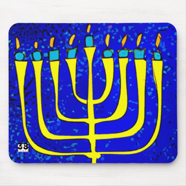 Tapis De Souris Hanoukka (Devant)