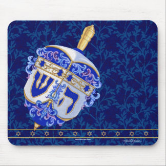 Tapis De Souris Hanoukka Dreidel Mousepad
