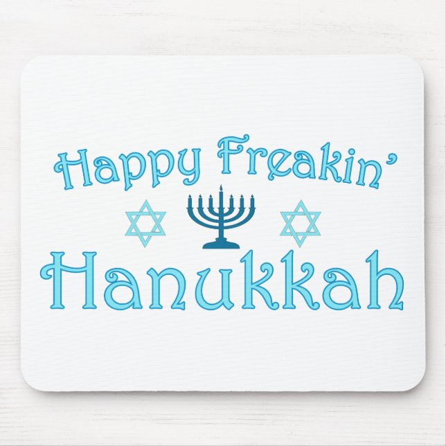 Tapis De Souris hanoukka heureuse (Devant)