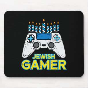 Tapis De Souris Hanukkah Jeu Vidéo Juif Chanukah Hommes Garçons