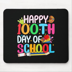Tapis De Souris Happy 100e Jour de l'Âge de l'École