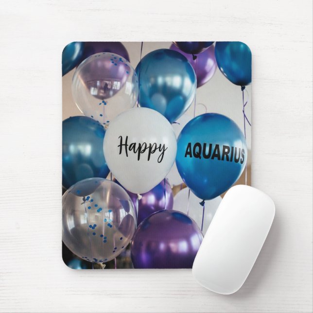 Tapis De Souris Happy Aquarius MousePad (Avec souris)
