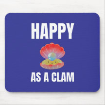 Happy as a Clam alternative design