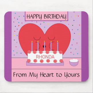 Tapis De Souris Happy Birthday, From My Heart to Yours: