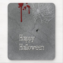 Tapis De Souris Happy Halloween Éffrayant Gravestone