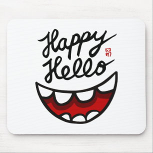 Tapis De Souris Happy Hello