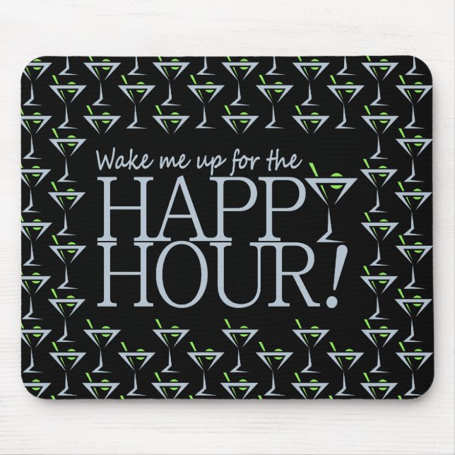 Tapis De Souris Happy Hour mousepad (Devant)