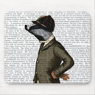 Tapis De Souris Harcelez le portrait de cavalier