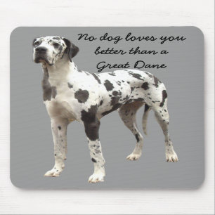 Tapis De Souris Harlequin Mousepad de great dane