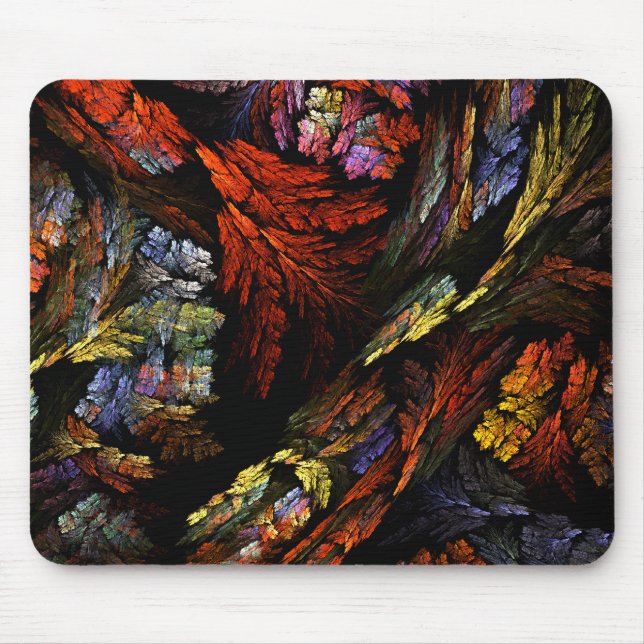 Tapis De Souris Harmonie des couleurs Art Abstrait Mousepad (Devant)
