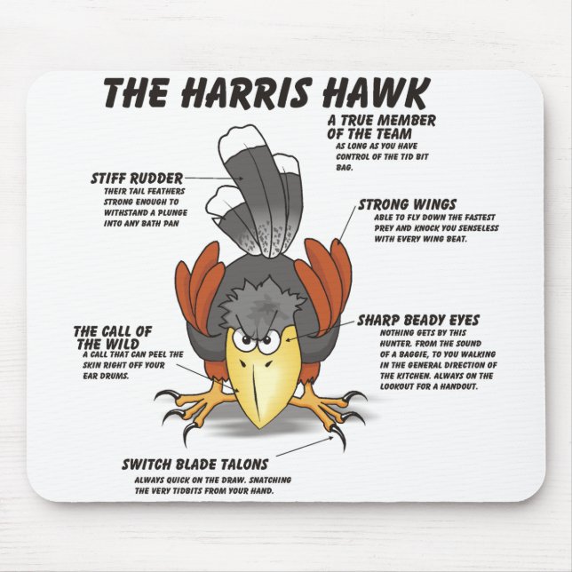 Tapis De Souris Harris colportent la bande dessinée (Devant)