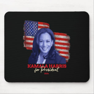 Tapis De Souris Harris Pour Président 2024 Madame la Vice-Présiden