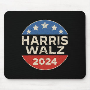Tapis De Souris Harris WAlzheimer 2024 Président Kamala Harris Tim
