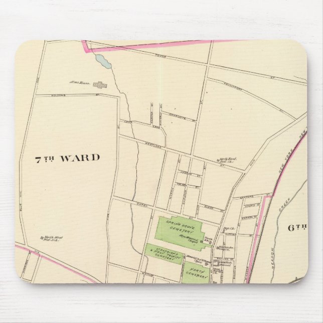 Tapis De Souris Hartford, Nord (Devant)