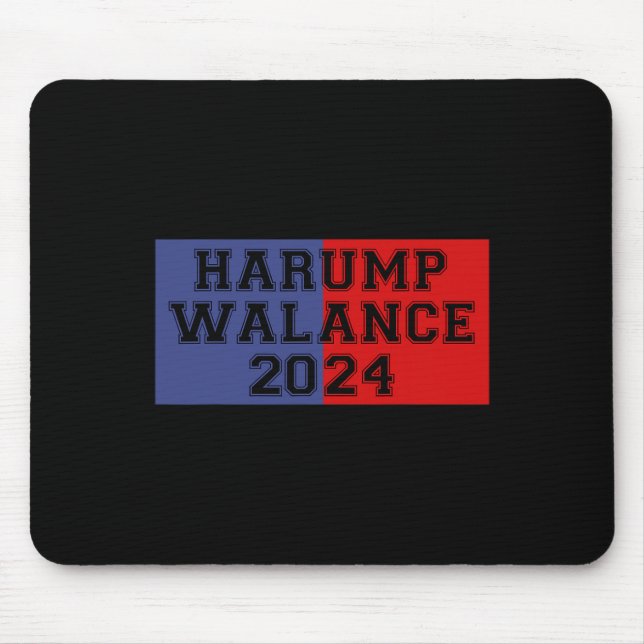 Tapis De Souris Harump Walance 2024 Shirt Harris Trump Wheimer Van (Devant)
