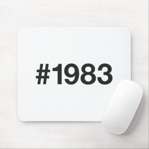 Tapis De Souris Hashtag 1983 42 Anniversaire