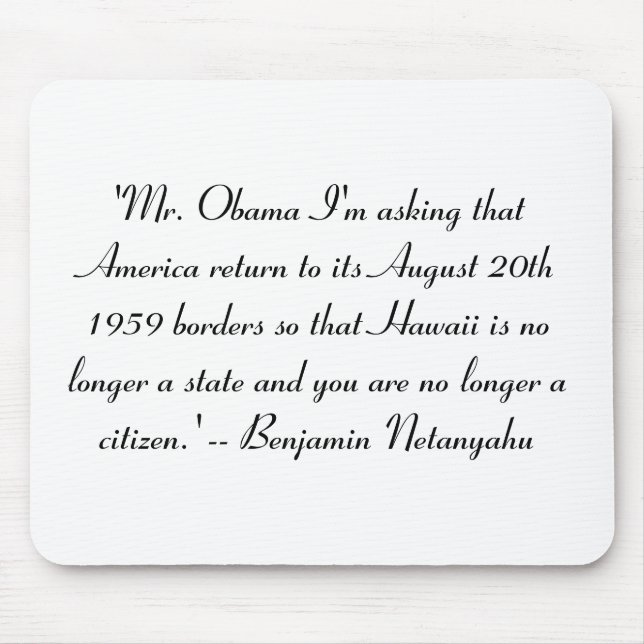 Tapis De Souris Hawaï plus un état (Devant)