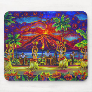 Tapis de souris hawaïen de CBjork Luau