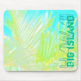 Tapis De Souris Hawaii grande île de palmier aquarelle mousepad