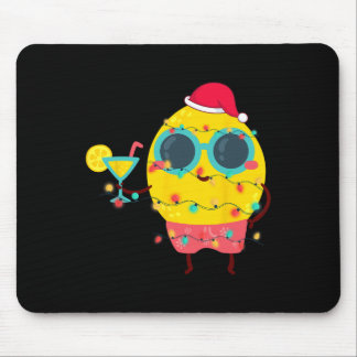 Tapis De Souris Hawaiian Summer Tropical Xmas Lemon Funny Christma