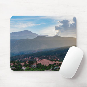 Tapis De Souris Hazy Pikes Peak Sunset Mousepad