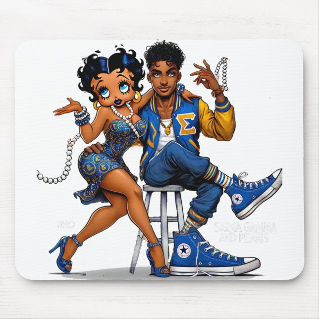 TAPIS DE SOURIS HBCU SORORITY MOUSEPAD (Devant)
