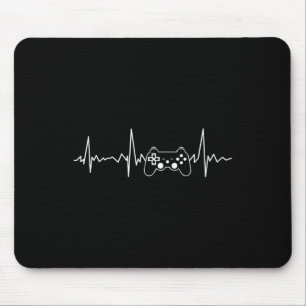 Tapis De Souris Hearbeat Funny Vidéo Jeu Cadeaux Garçons Hommes Jo