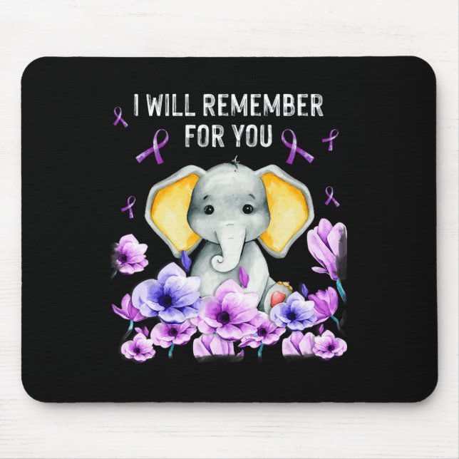 Tapis De Souris Heimerheimer Sensibilisation Eléphant mignon Je Re (Devant)