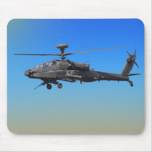 Tapis De Souris Hélicoptère d'AH-64 Apache