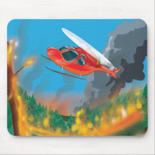 Tapis De Souris Hélicoptère de secours