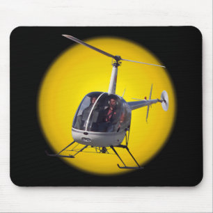 Tapis De Souris Hélicoptère Mousepad et Keepsakes Cadeaux d'hélico