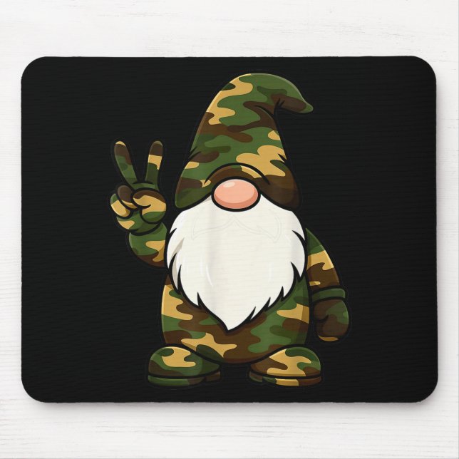 Tapis De Souris Hello Hunting Season Christmas Camouflage Camo Gno (Devant)