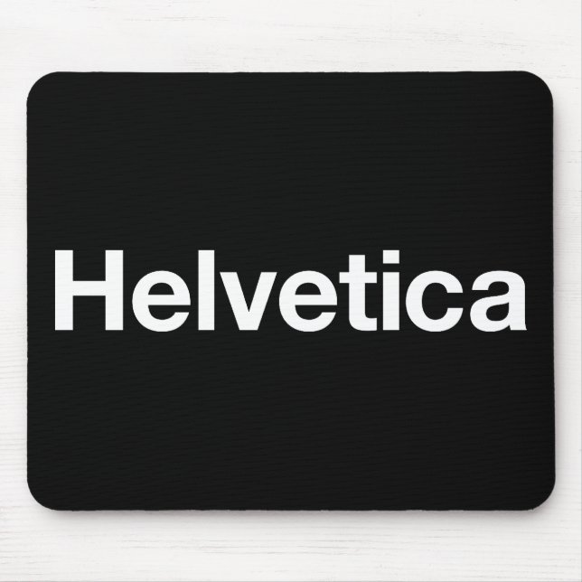 Tapis De Souris Helvetica (Devant)