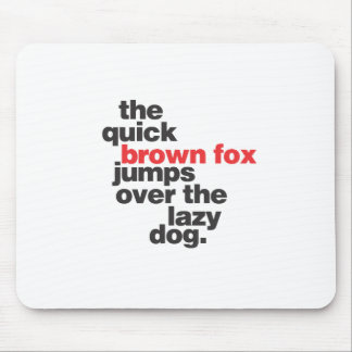 Tapis De Souris helvetica-quickbrownfox.ai