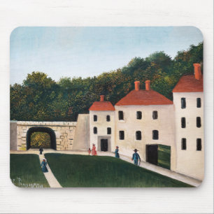 Tapis De Souris Henri Rousseau - Promeneurs dans un parc