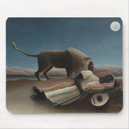 Tapis De Souris Henri Rousseau's The Sleeping Gypsy