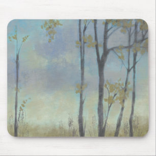 Tapis De Souris Herbe bordée d'arbres de blé I