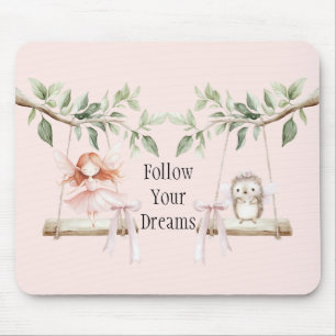 Tapis De Souris Hérisson Fée Roux Balançoire