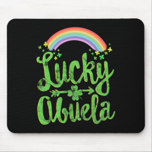 Tapis De Souris Heureuse Abuela Famille St Patricks Day Grand-mère
