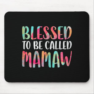 Tapis De Souris Heureuse d'être appelée mamaw t-shirt femmes fête