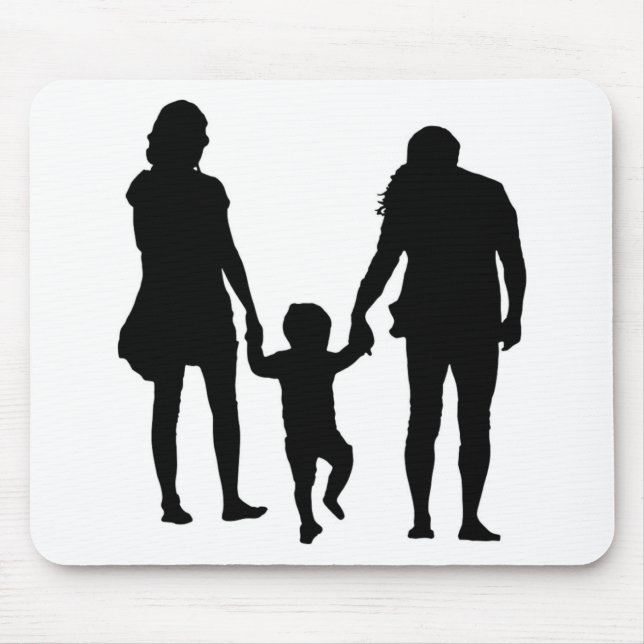 TAPIS DE SOURIS HEUREUSE FAMILLE (Devant)