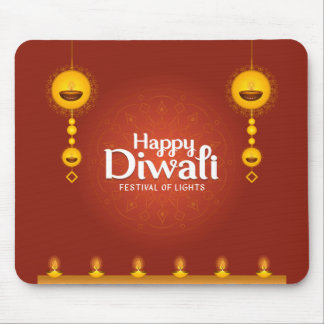 Tapis De Souris Heureux Diwali