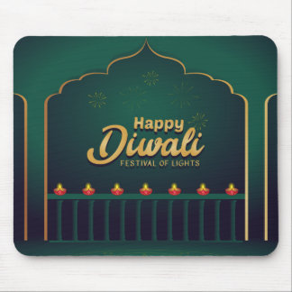 Tapis De Souris Heureux Diwali