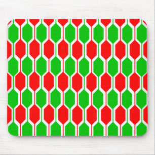 Tapis De Souris Hexagones de Noël