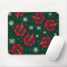 Hibiscus floral tropical Snowflakes Noël |