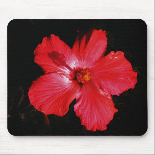 Tapis De Souris Hibiscus rouge
